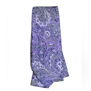 Express Purple Paisley 100% silk tie